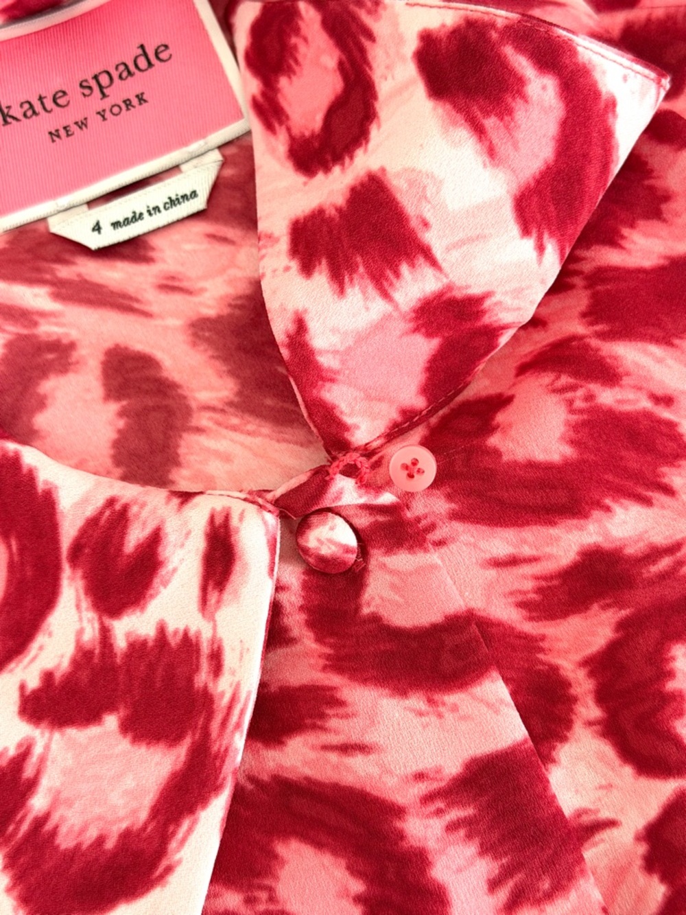 Kate Spade Panthers Shirt Dress Size 4 - Picture 8 of 13